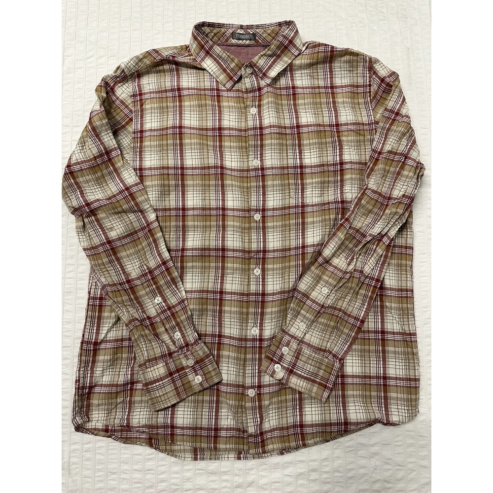 Toad&Co Mens Long Sleeve Button Down Shirt Large
